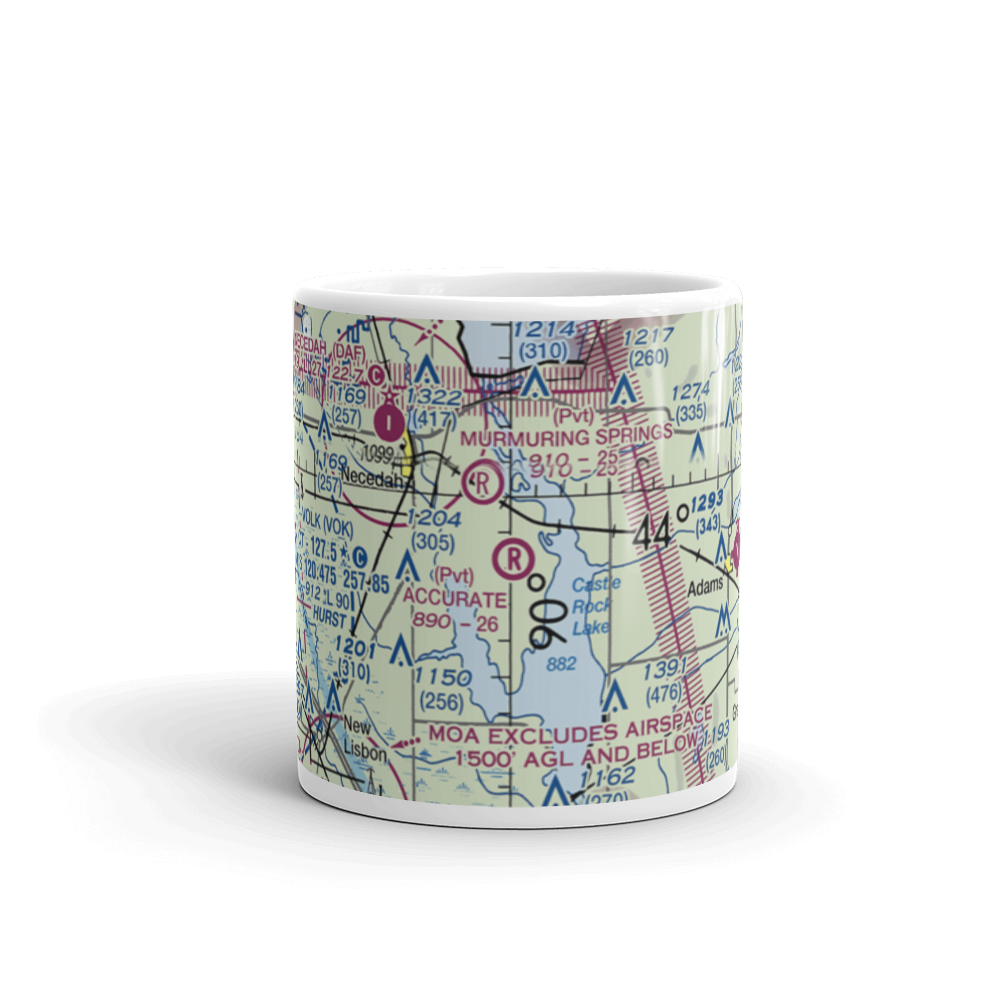 Accurate Airport (67WI) VFR Sectional  Mug 