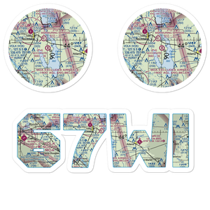 Accurate Airport (67WI) VFR Sectional Sticker Pack
