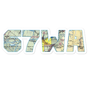 Page Airport (WA10) VFR Sectional Sticker