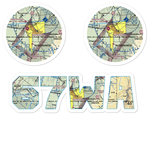 Page Airport (WA10) VFR Sectional Sticker Pack