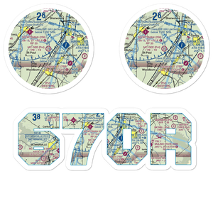 Mc Gee Airport (67OR) VFR Sectional Sticker Pack