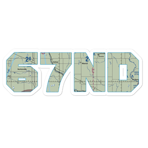 Waldie Farms Airport (67ND) VFR Sectional Sticker