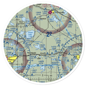 Pagel's Field (67MN) VFR Sectional Sticker (30 mile)