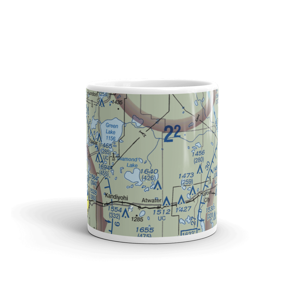 Pagel's Field (67MN) VFR Sectional  Mug 