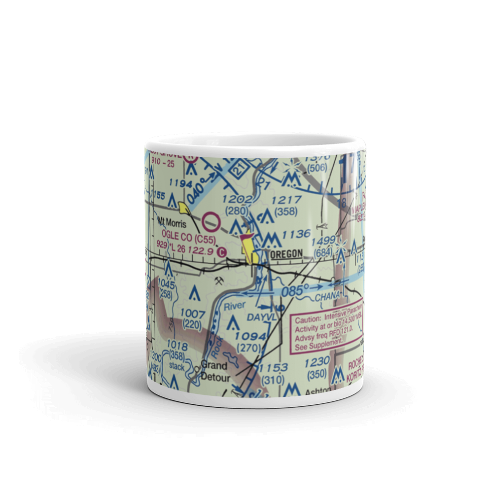 County Poor Farm Airport (67LL) VFR Sectional  Mug 