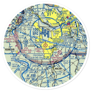 Estes Airport (67KY) VFR Sectional Sticker (30 mile)