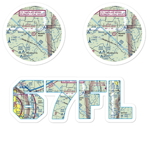 Myakka Head Airport (67FL) VFR Sectional Sticker Pack