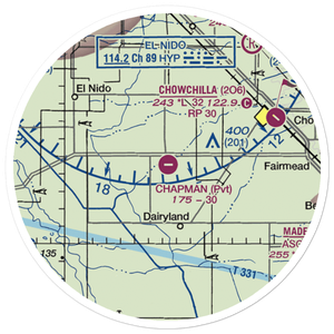Chapman Farms Airport (67CA) VFR Sectional Sticker (20 mile)