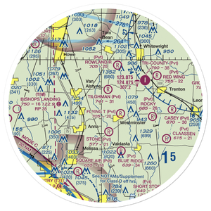Baylie Airport (66XS) VFR Sectional Sticker (30 mile)