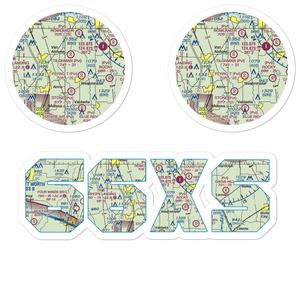 Baylie Airport (66XS) VFR Sectional Sticker Pack