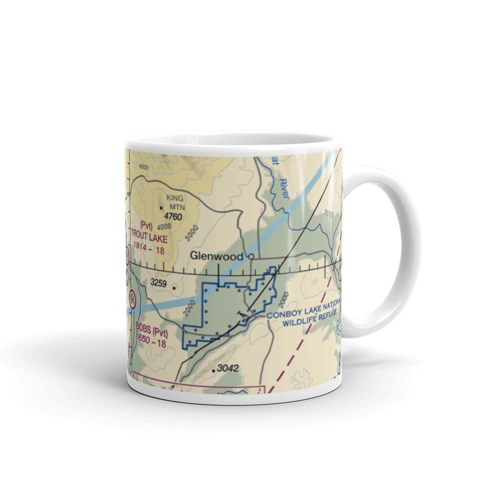 Trout Lake Airport (66WA) VFR Sectional  Mug 