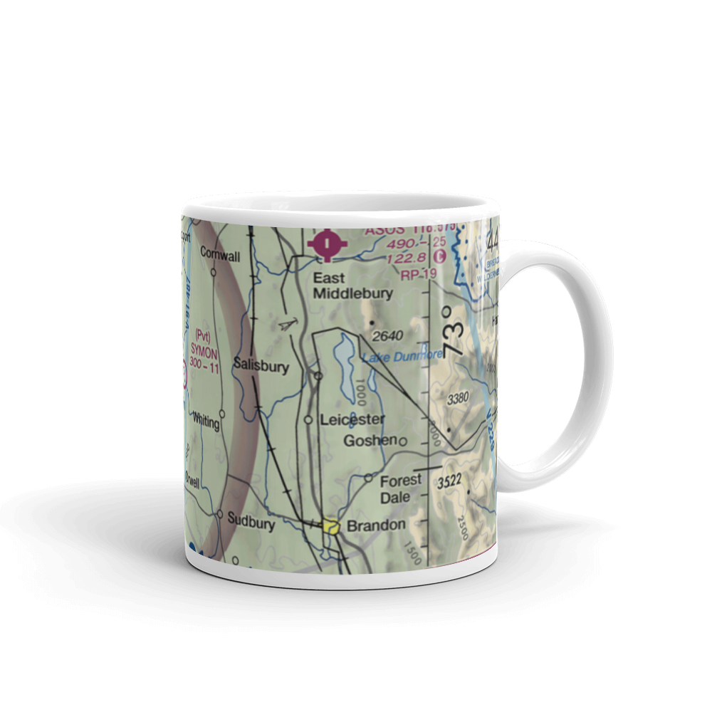 Symon Airport (66VT) VFR Sectional  Mug 
