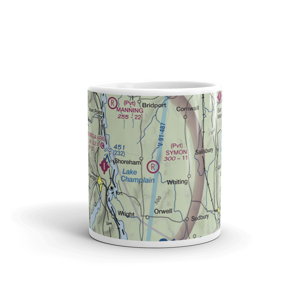 Symon Airport (66VT) VFR Sectional  Mug 