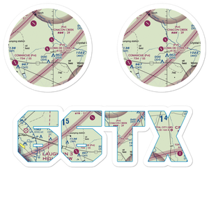 Loma de Cometa Airport (66TX) VFR Sectional Sticker Pack