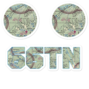 Basham Field (66TN) VFR Sectional Sticker Pack