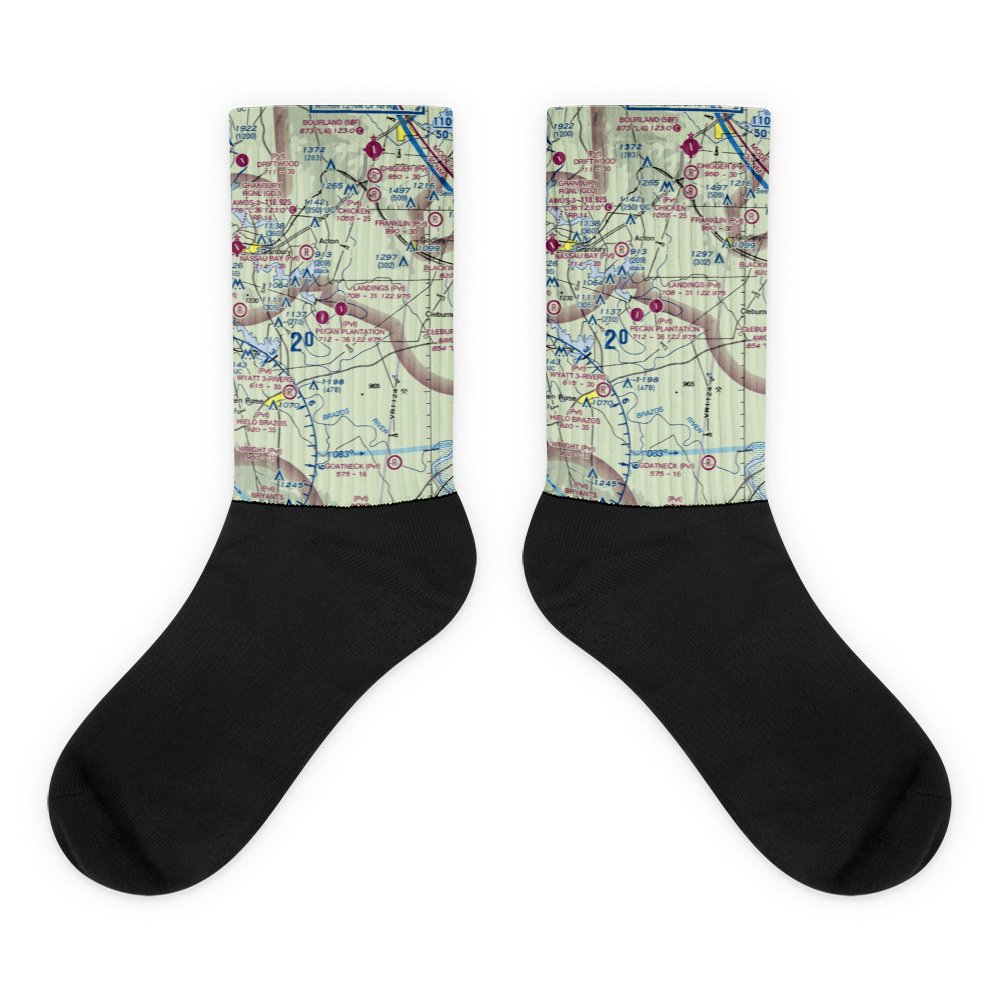 The Landings Airport (66TE) VFR Sectional Socks 