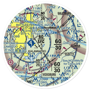 East Lake Airport (66MI) VFR Sectional Sticker (20 mile)