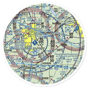 East Lake Airport (66MI) VFR Sectional Sticker (30 mile)