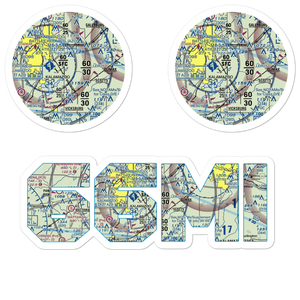 East Lake Airport (66MI) VFR Sectional Sticker Pack