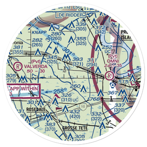 Schexnayder Airport (66LA) VFR Sectional Sticker (20 mile)