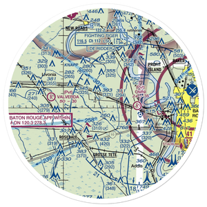 Schexnayder Airport (66LA) VFR Sectional Sticker (30 mile)