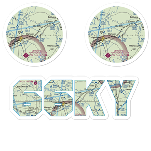 Mc Grew Airport (66KY) VFR Sectional Sticker Pack