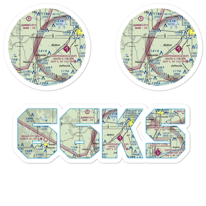 Patterson Farms Airport (66KS) VFR Sectional Sticker Pack