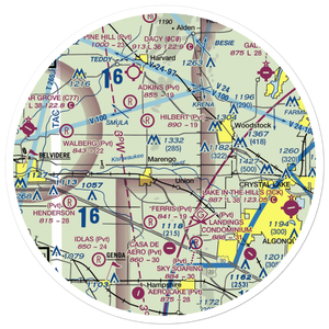 Aerogrange Airport (66IL) VFR Sectional Sticker (30 mile)