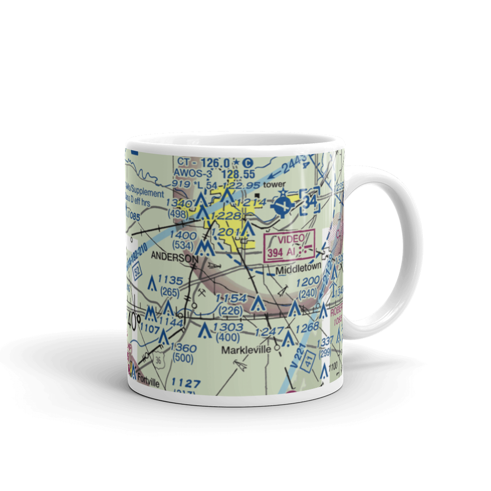 Pat Robinson Airport (66II) VFR Sectional  Mug 