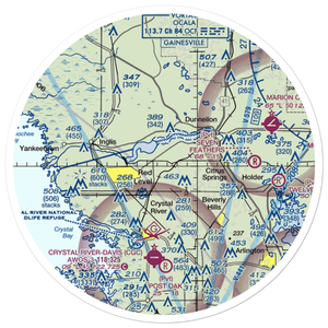 J.R.'s STOLport (66FD) VFR Sectional Sticker (30 mile)