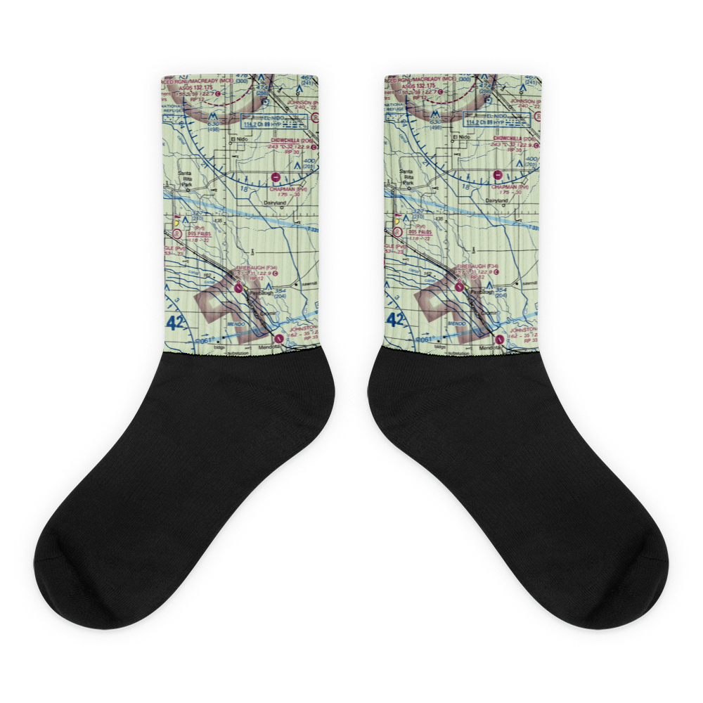 Triangle T Ranch Airport (66CL) VFR Sectional Socks 