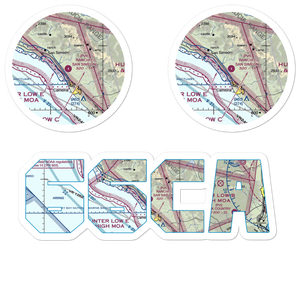 Rancho San Simeon Airport (66CA) VFR Sectional Sticker Pack