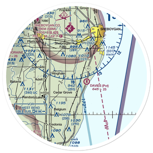 Dulmes Field (65WI) VFR Sectional Sticker (30 mile)