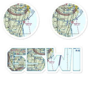 Dulmes Field (65WI) VFR Sectional Sticker Pack
