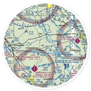 Flying C Ranch Airport (65TA) VFR Sectional Sticker (30 mile)