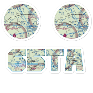 Flying C Ranch Airport (65TA) VFR Sectional Sticker Pack