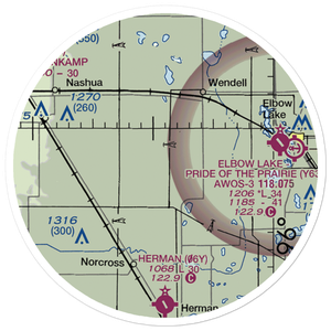 Ricks Field (65MN) VFR Sectional Sticker (20 mile)