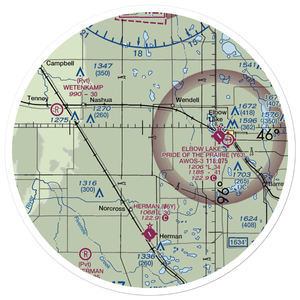 Ricks Field (65MN) VFR Sectional Sticker (30 mile)