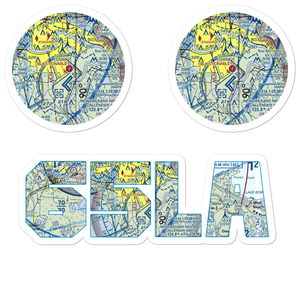 Southern Seaplane Airport (65LA) VFR Sectional Sticker Pack