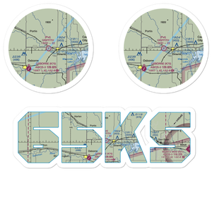 Griffith Field (65KS) VFR Sectional Sticker Pack