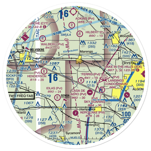 Far Field (65IL) VFR Sectional Sticker (30 mile)