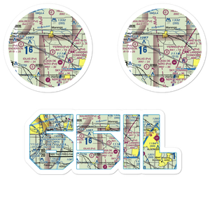 Far Field (65IL) VFR Sectional Sticker Pack