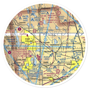 Wkr Airport (65CO) VFR Sectional Sticker (30 mile)