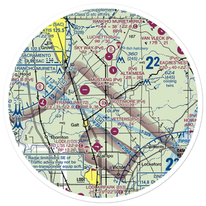 Bottimore Ranch Airport (65CN) VFR Sectional Sticker (30 mile)