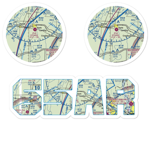 Bernard Manor Airport (65AR) VFR Sectional Sticker Pack