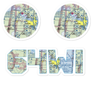 Sky Diving Airport (64WI) VFR Sectional Sticker Pack