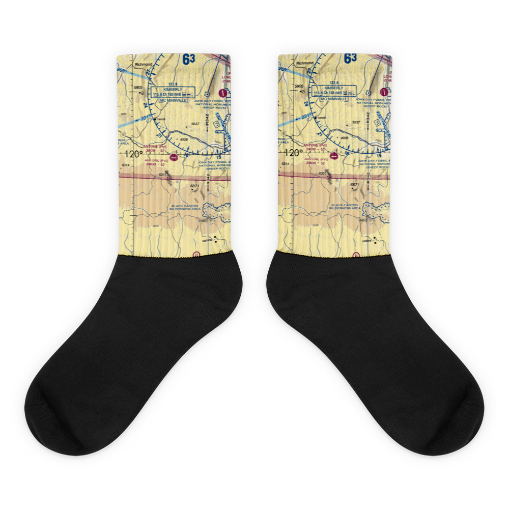 Antone Ranch Airport (64OG) VFR Sectional Socks 