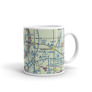 Peacock Farms Airport (64IN) VFR Sectional  Mug