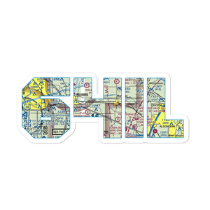 Walpole Airport (64IL) VFR Sectional Sticker