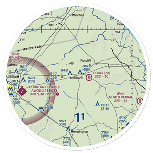 Flying S Ranch Airport (63TE) VFR Sectional Sticker (30 mile)